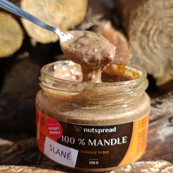 LIMITOVANÁ EDICE: Mandlové máslo Nutspread z pražených slaných mandlí